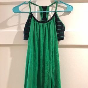 Lululemon No Limits Tank - Green & Green/Blue